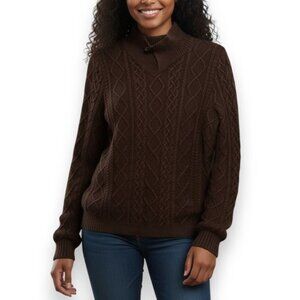 Vintage Lauren Ralph Lauren Cotton Cable Knit Sweater Hong Kong 90s